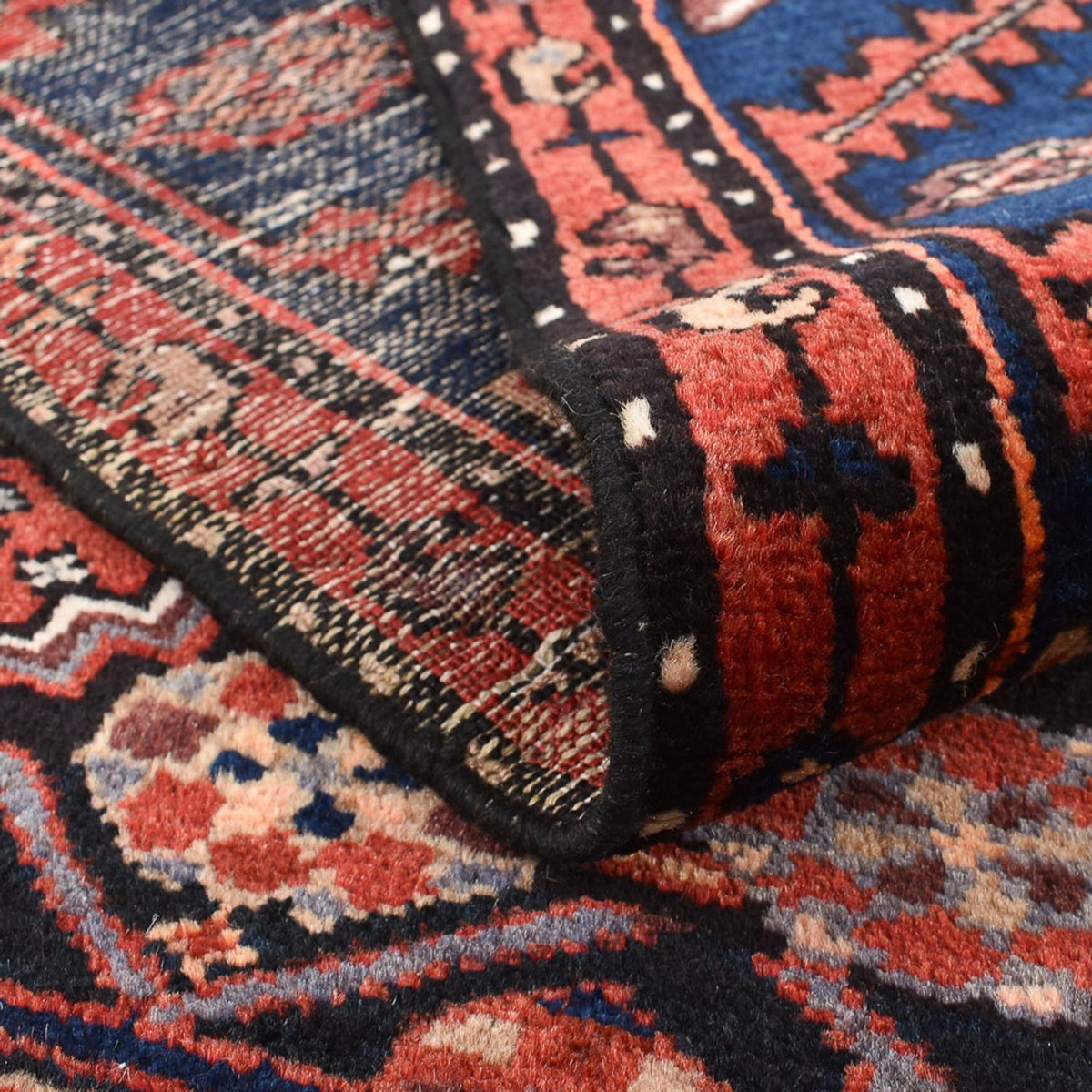 Alfombra persa - Bidjar - 206 x 132 cm - rojo claro