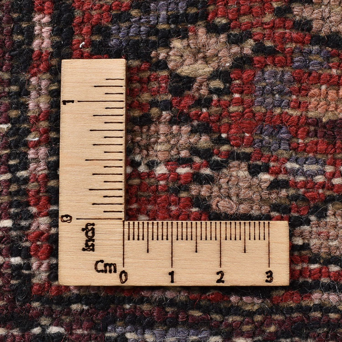 Alfombra persa - Bidjar - 206 x 132 cm - rojo claro