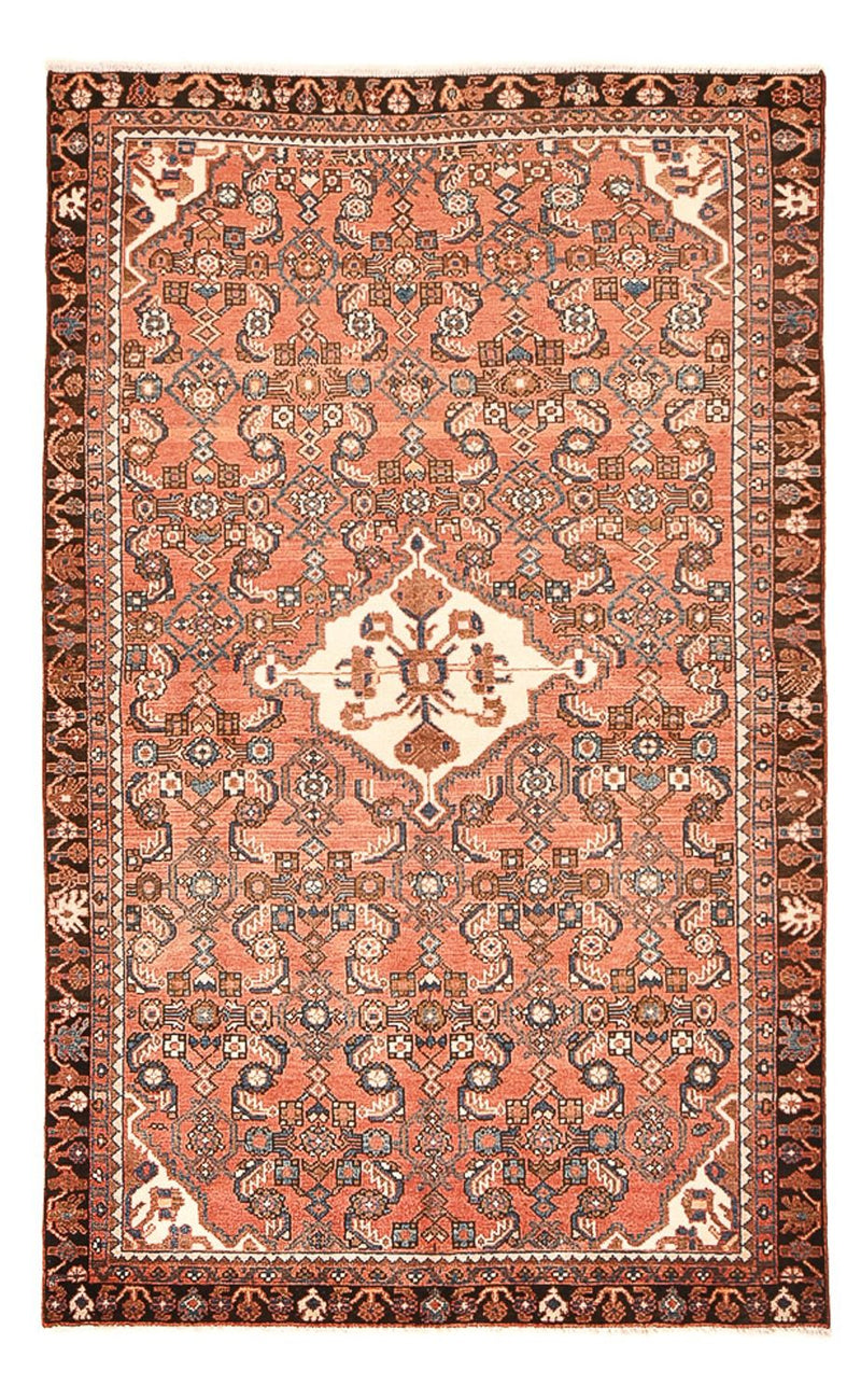 Alfombra persa - Nómada - 210 x 127 cm - rojo claro