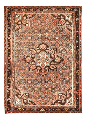 Alfombra persa - Nómada - 220 x 156 cm - rojo claro
