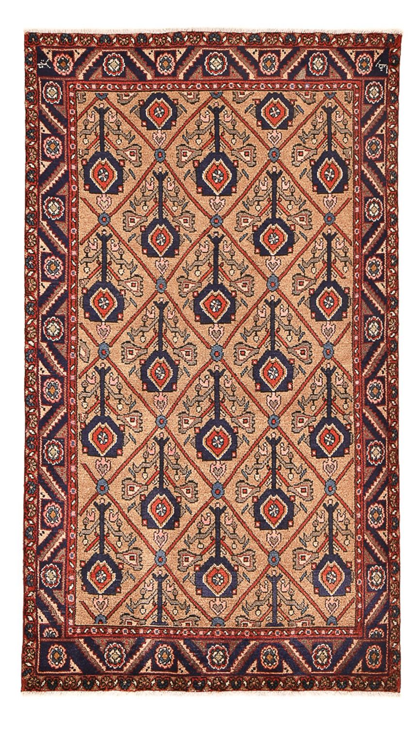 Alfombra de pasillo Alfombra persa - Nómada - 223 x 128 cm - beige oscuro