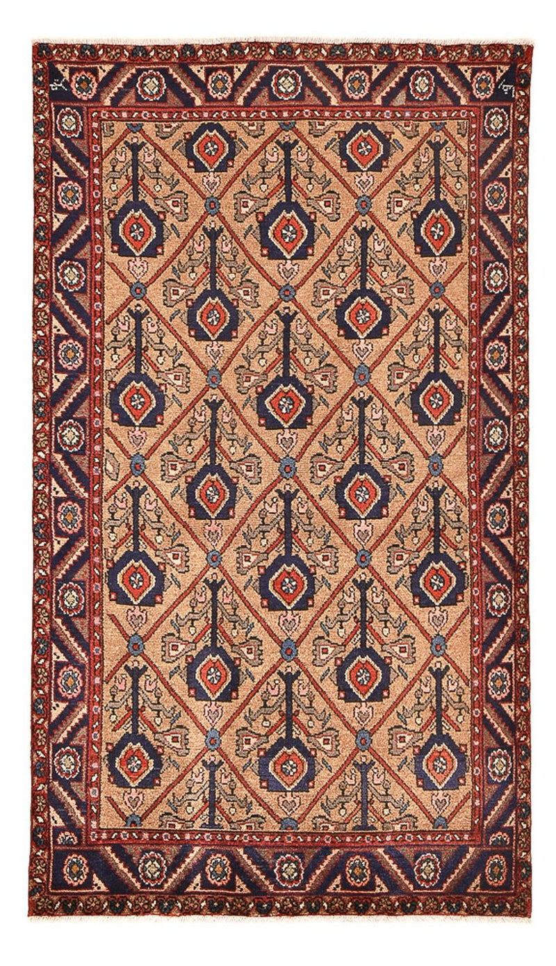 Alfombra de pasillo Alfombra persa - Nómada - 223 x 128 cm - beige oscuro