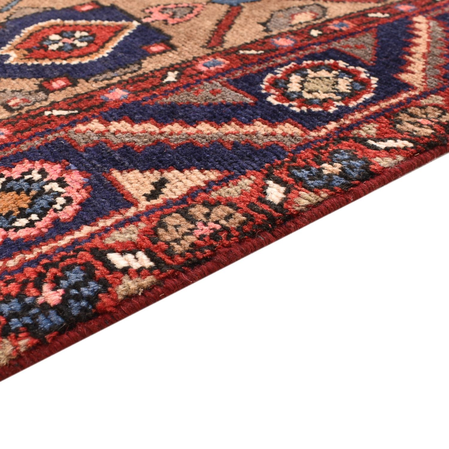 Alfombra de pasillo Alfombra persa - Nómada - 223 x 128 cm - beige oscuro