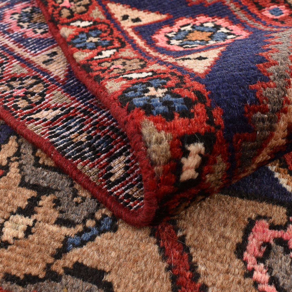 Alfombra de pasillo Alfombra persa - Nómada - 223 x 128 cm - beige oscuro