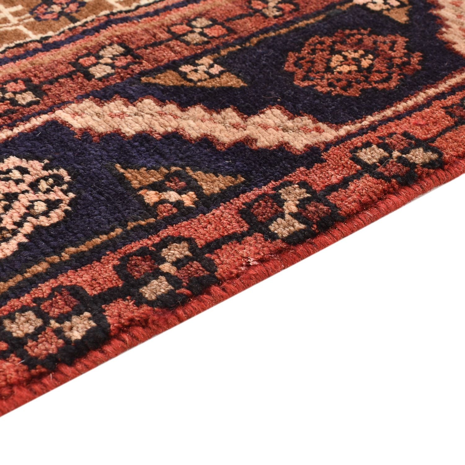 Alfombra de pasillo Alfombra persa - Nómada - 228 x 120 cm - rojo claro