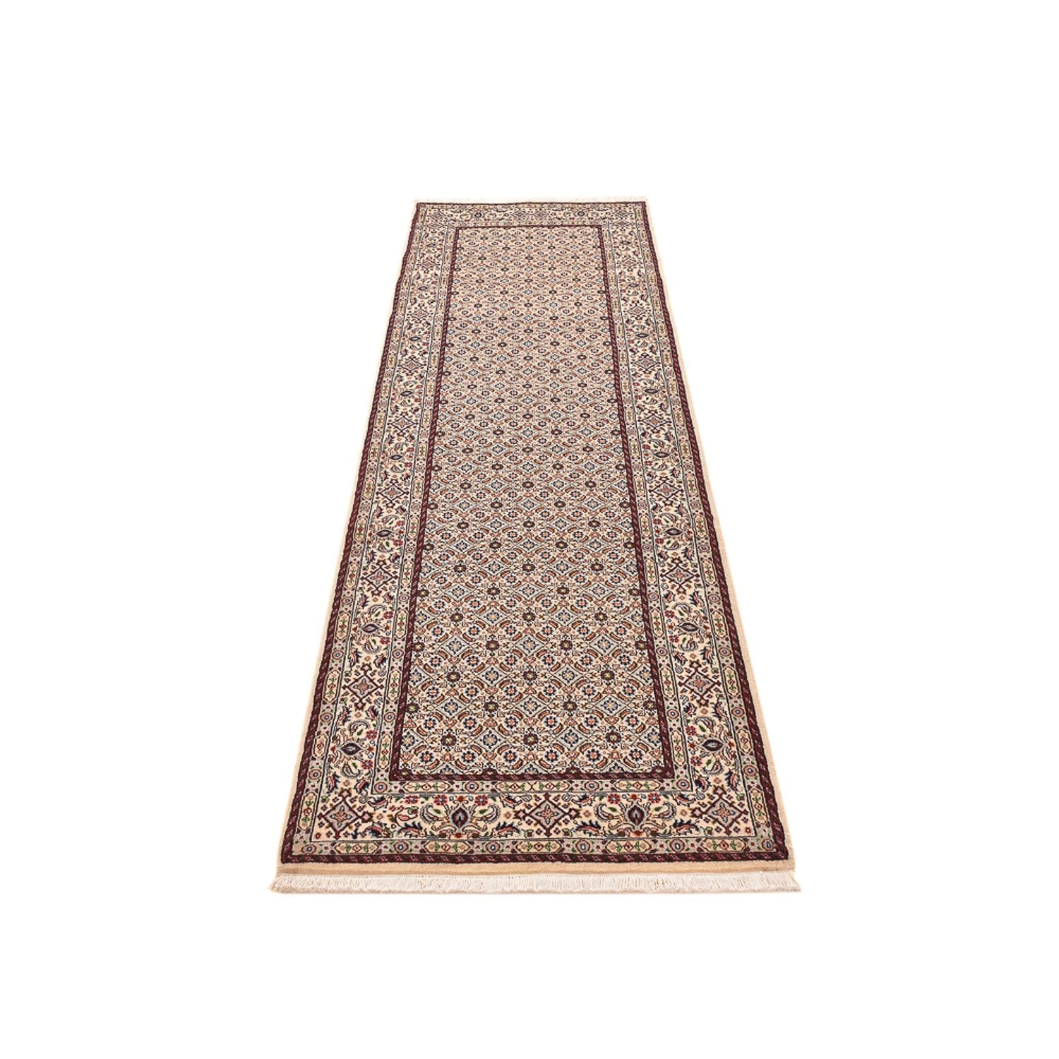 Alfombra de pasillo Alfombra persa - Clásica - 292 x 82 cm - beige