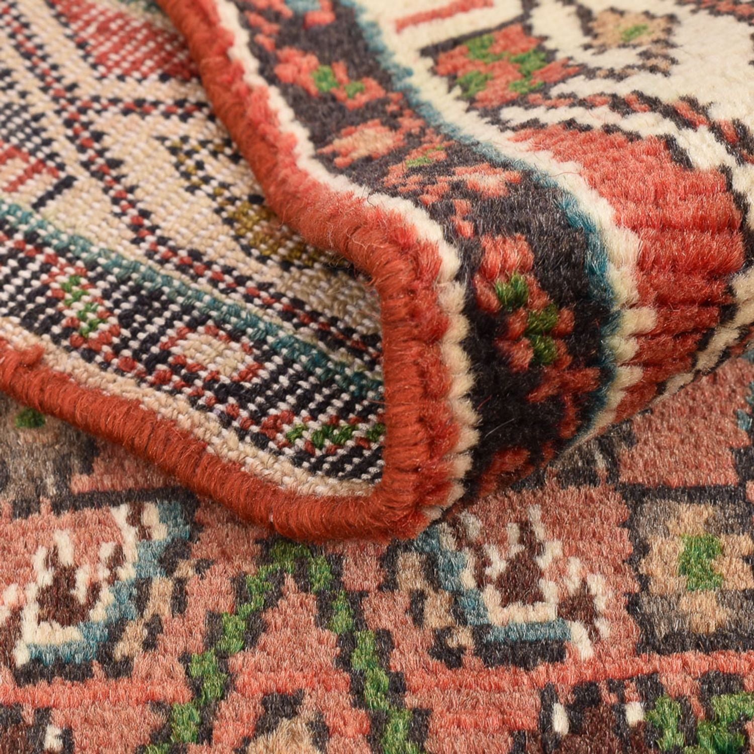 Alfombra de pasillo Alfombra persa - Nómada - 296 x 83 cm - óxido