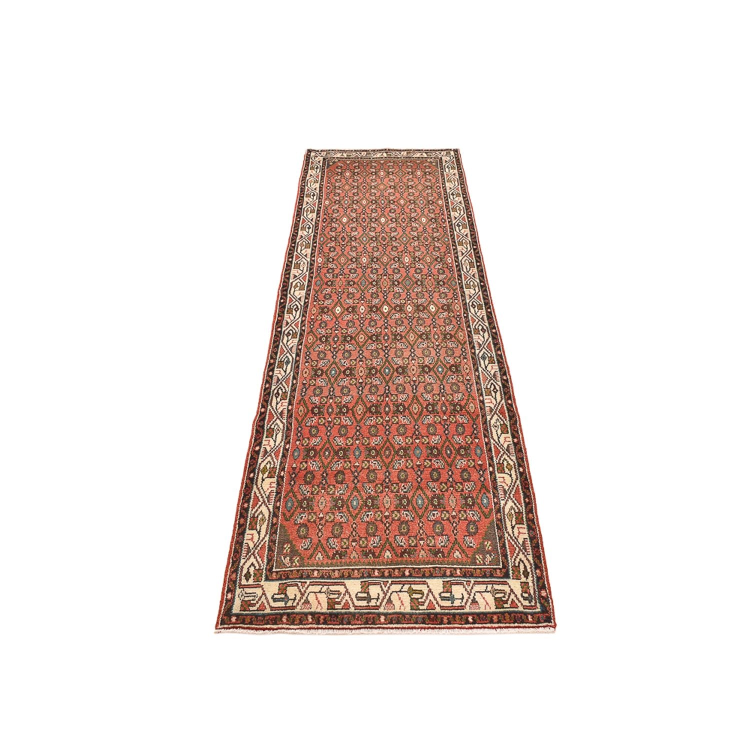 Alfombra de pasillo Alfombra persa - Nómada - 296 x 83 cm - óxido