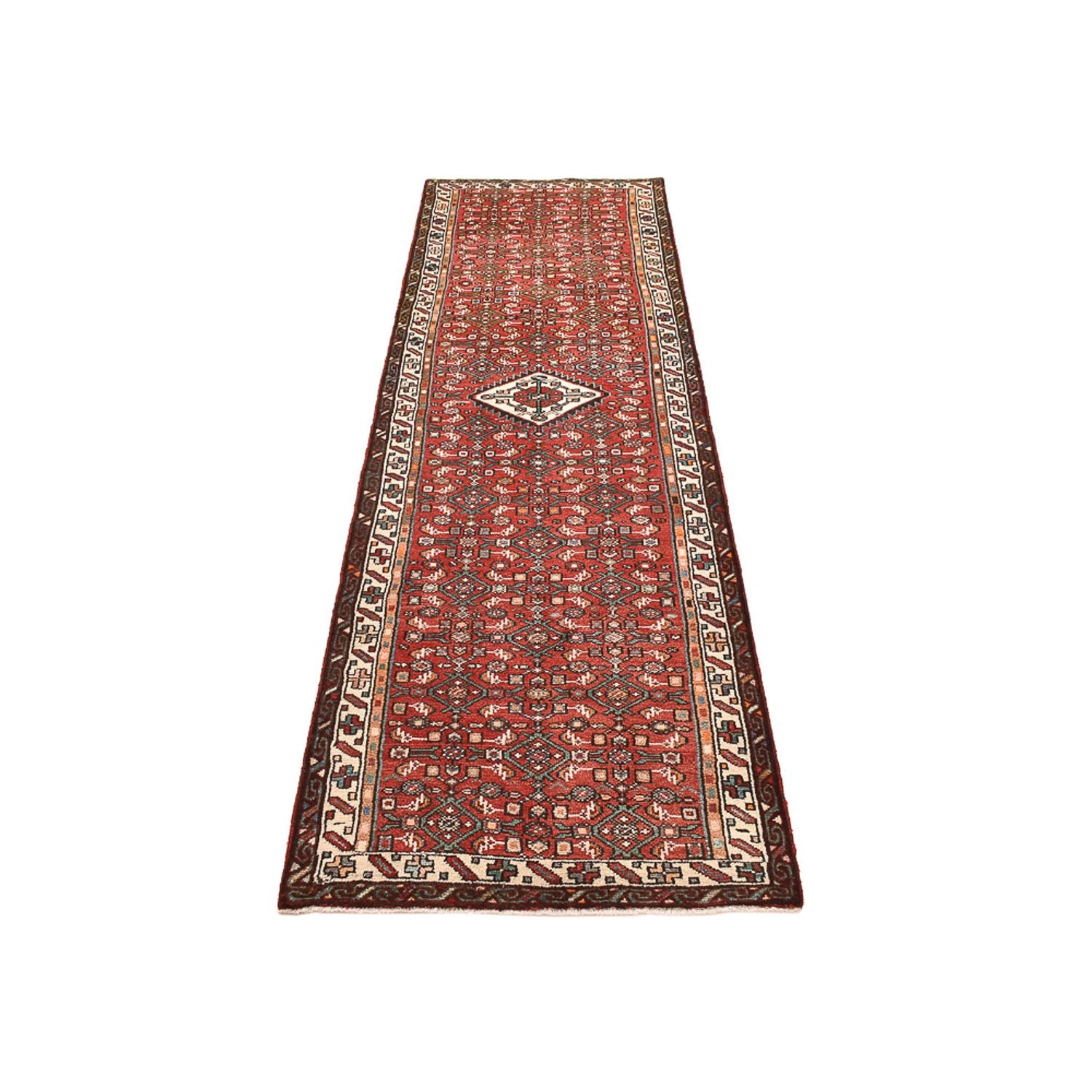 Alfombra de pasillo Alfombra persa - Nómada - 288 x 85 cm - óxido