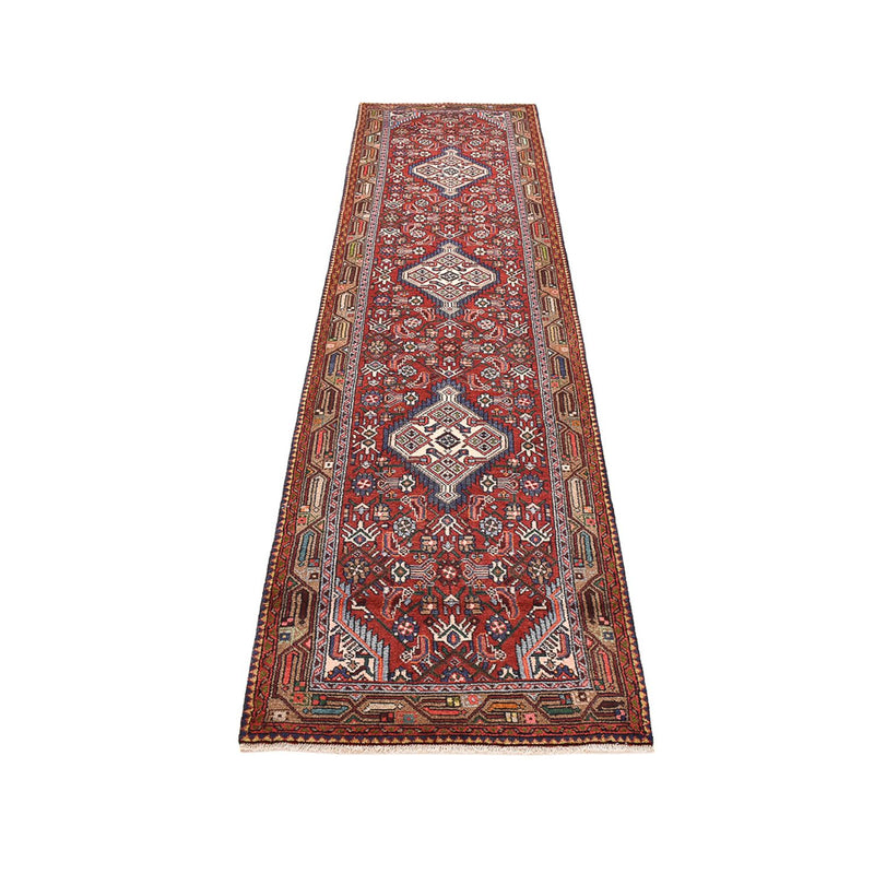 Alfombra de pasillo Alfombra persa - Nómada - 322 x 82 cm - rojo