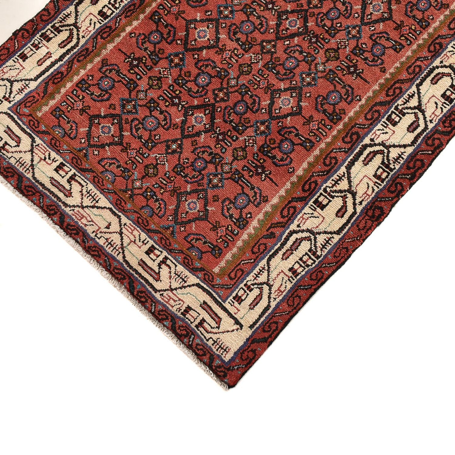 Alfombra de pasillo Alfombra persa - Nómada - 267 x 73 cm - rojo