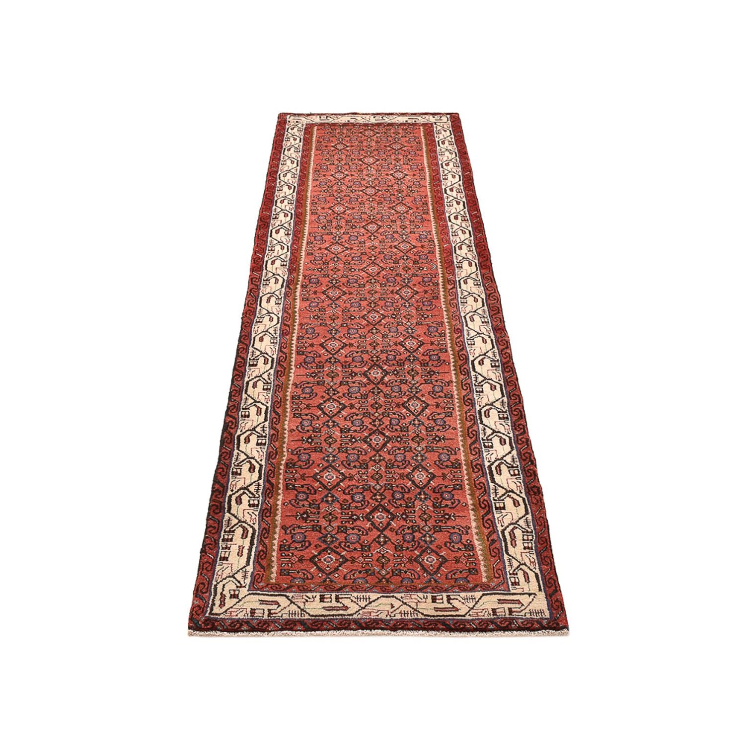 Alfombra de pasillo Alfombra persa - Nómada - 267 x 73 cm - rojo