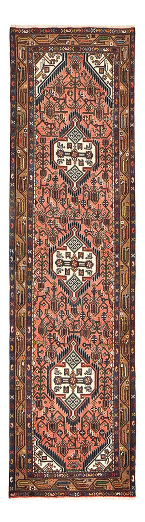 Alfombra de pasillo Alfombra persa - Nómada - 291 x 82 cm - rojo claro