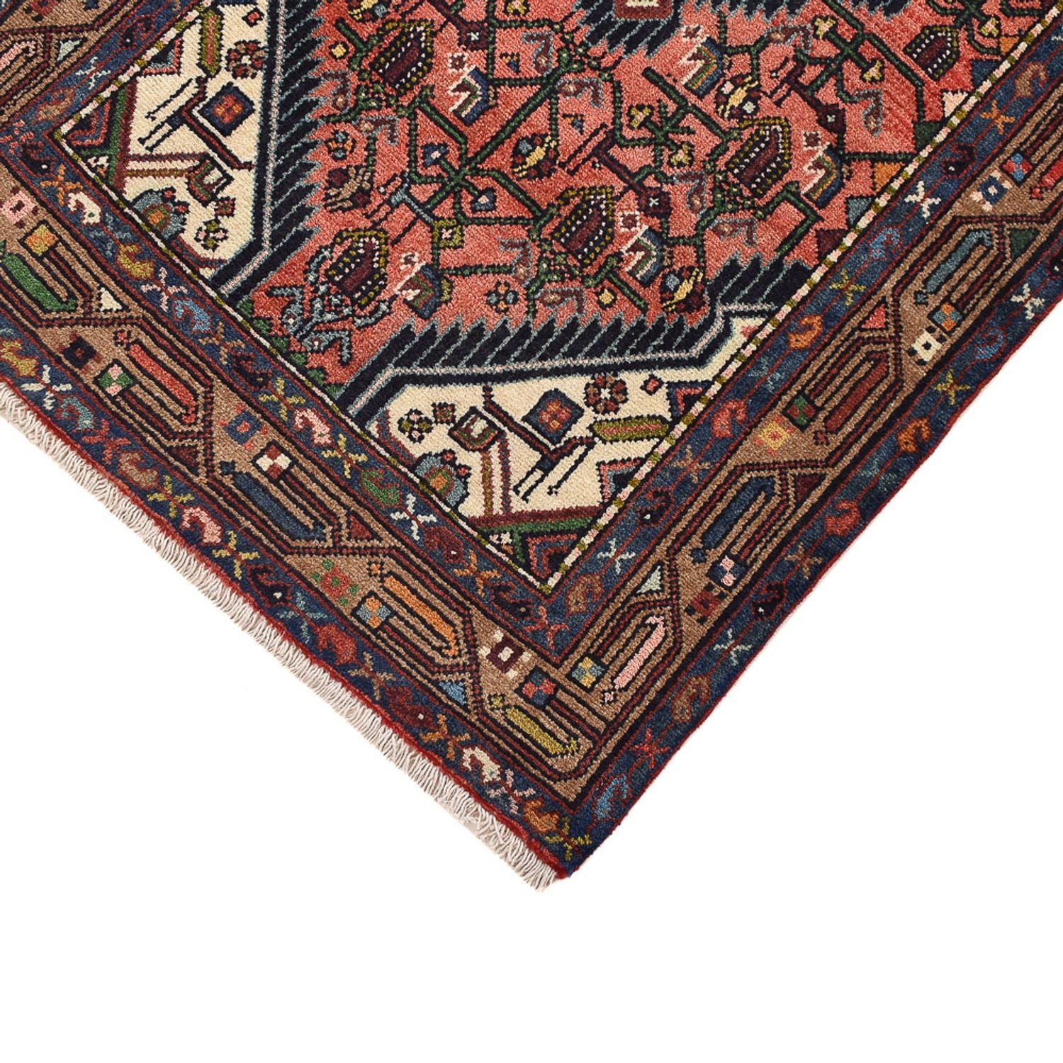 Alfombra de pasillo Alfombra persa - Nómada - 291 x 82 cm - rojo claro