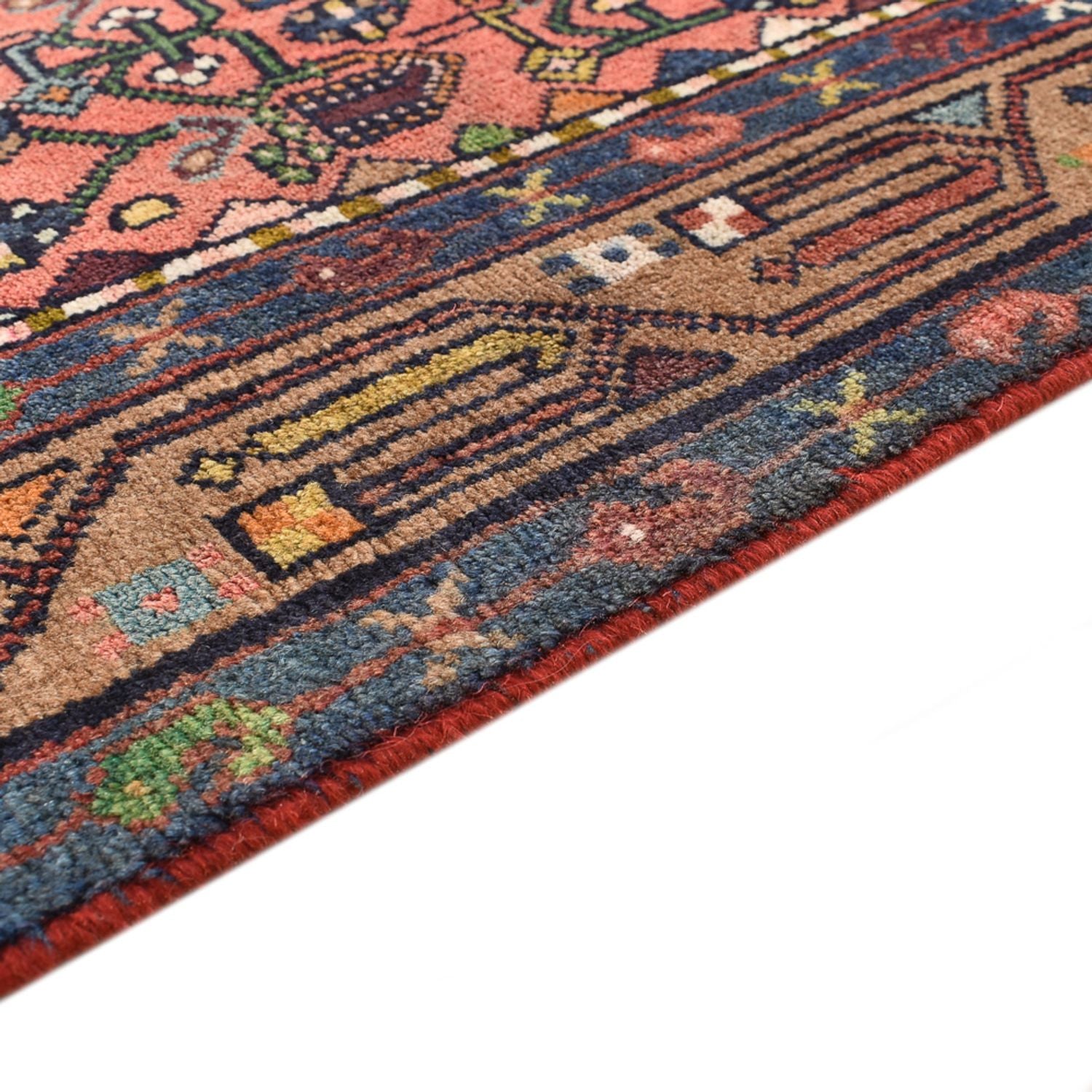Alfombra de pasillo Alfombra persa - Nómada - 291 x 82 cm - rojo claro