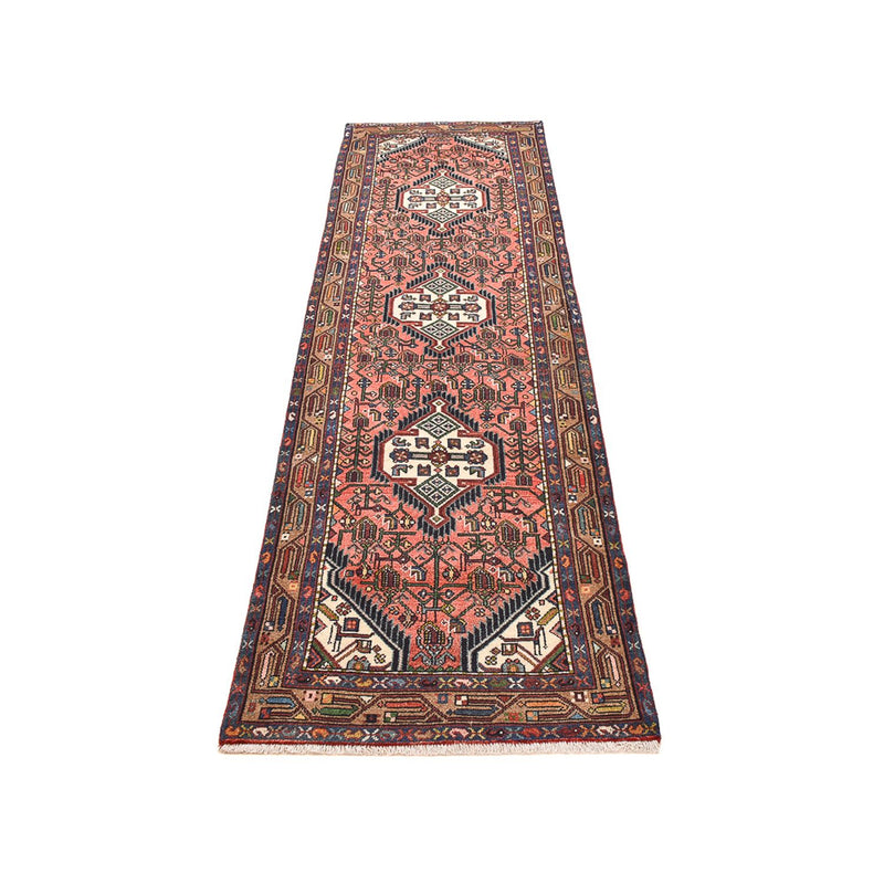 Alfombra de pasillo Alfombra persa - Nómada - 291 x 82 cm - rojo claro