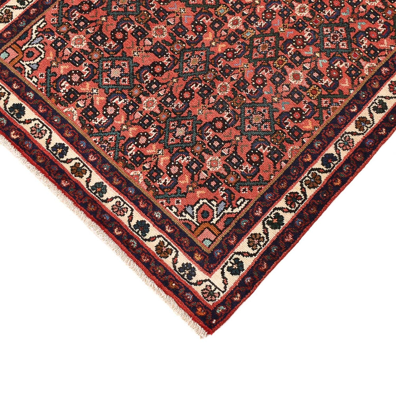 Alfombra de pasillo Alfombra persa - Nómada - 277 x 85 cm - rojo claro