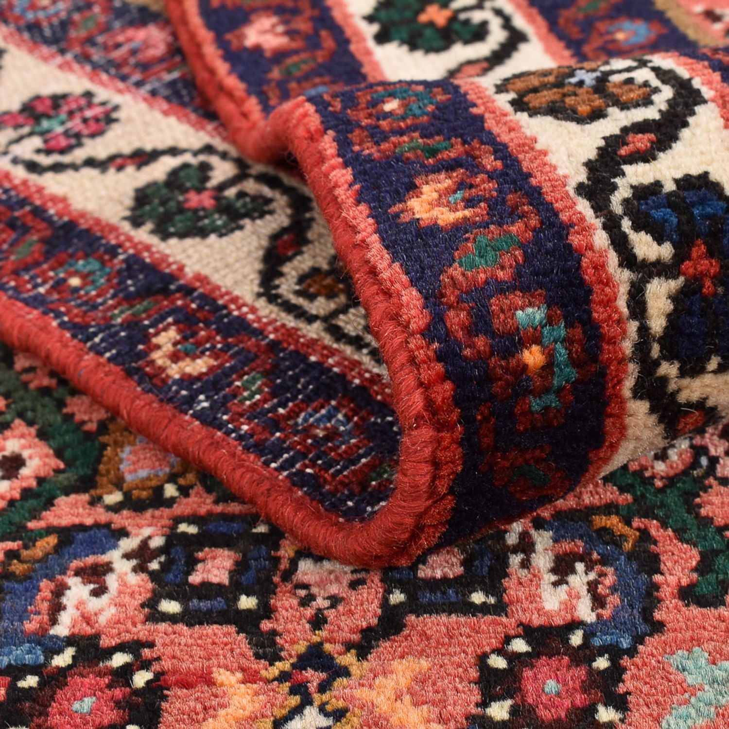Alfombra de pasillo Alfombra persa - Nómada - 277 x 85 cm - rojo claro