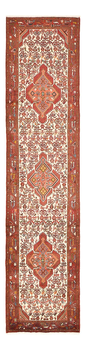 Alfombra de pasillo Alfombra persa - Nómada - 303 x 77 cm - rojo claro