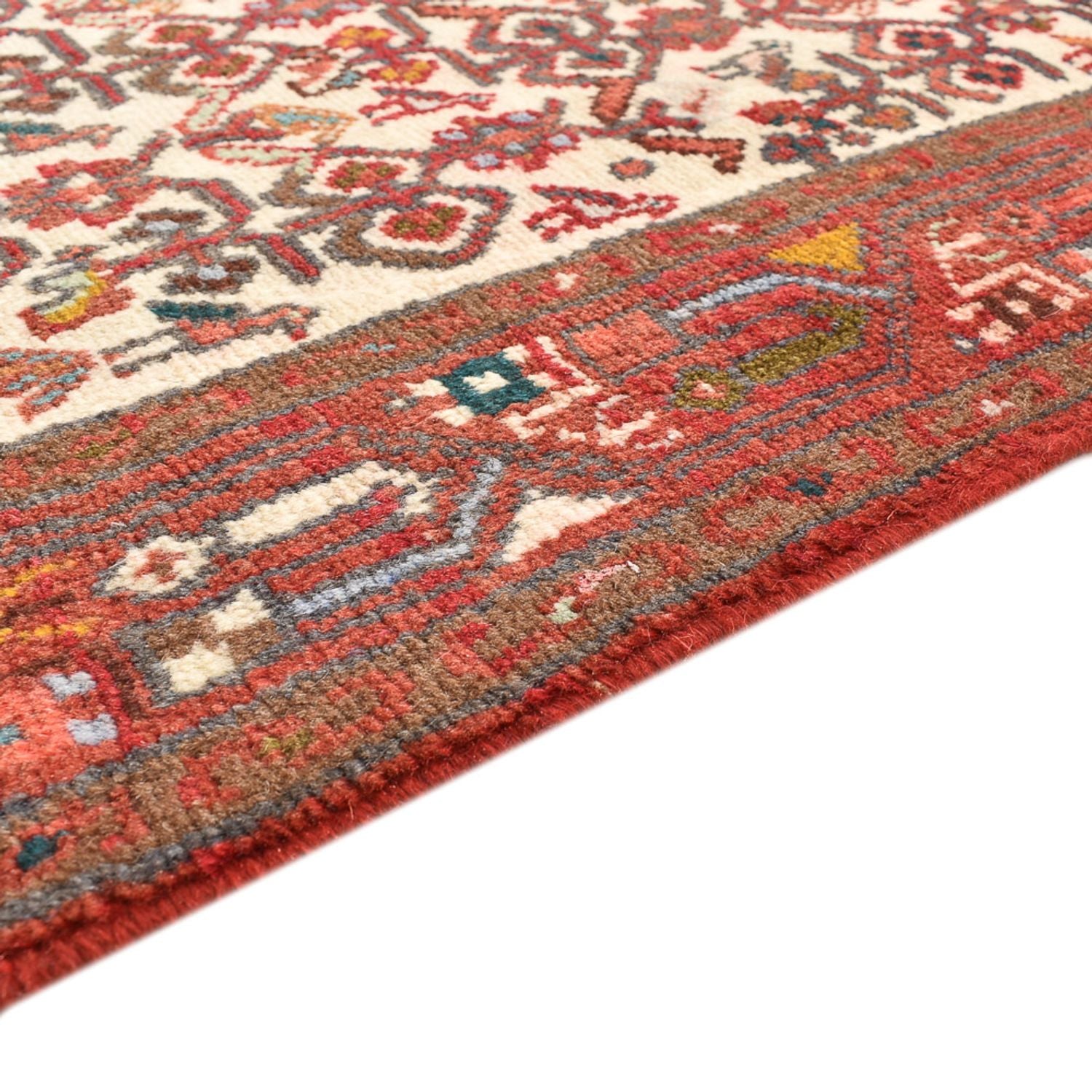 Alfombra de pasillo Alfombra persa - Nómada - 303 x 77 cm - rojo claro