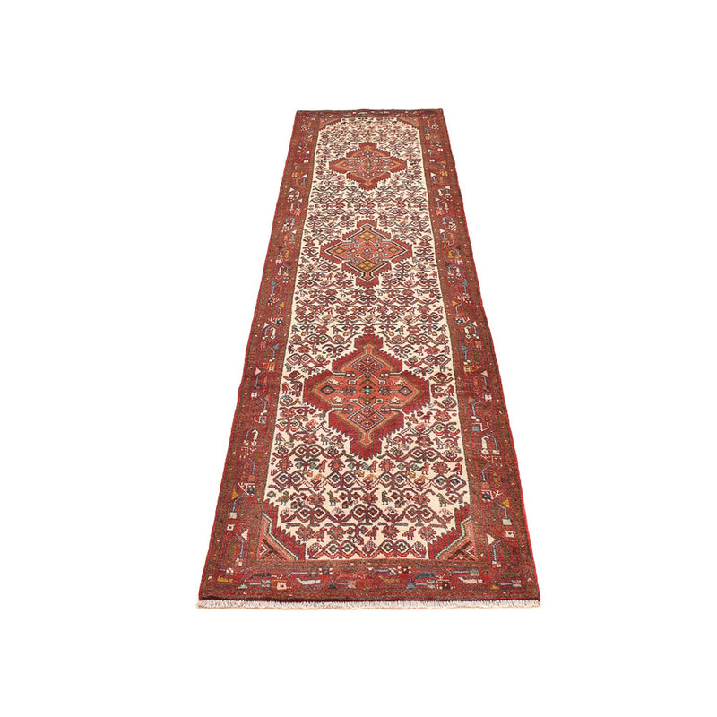 Alfombra de pasillo Alfombra persa - Nómada - 303 x 77 cm - rojo claro