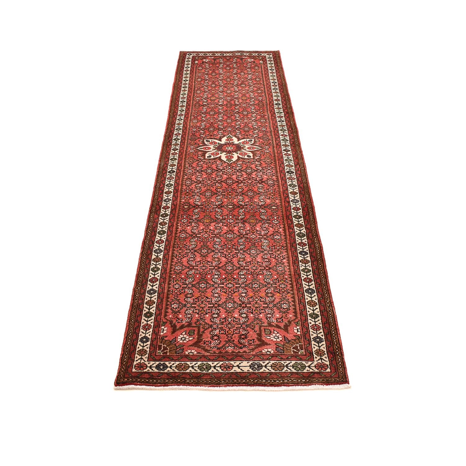 Alfombra de pasillo Alfombra persa - Nómada - 300 x 79 cm - rojo claro
