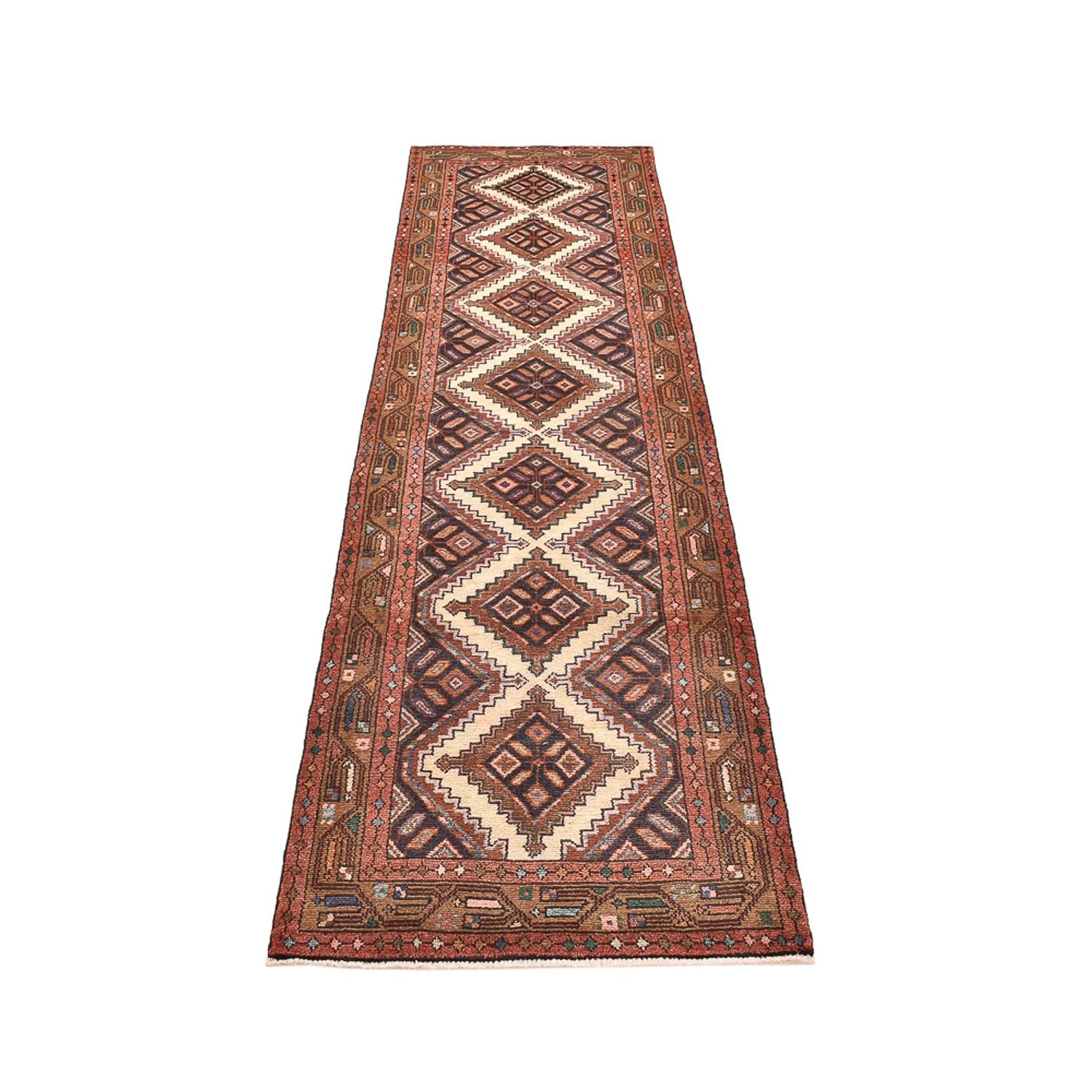 Alfombra de pasillo Alfombra persa - Nómada - 295 x 78 cm - óxido