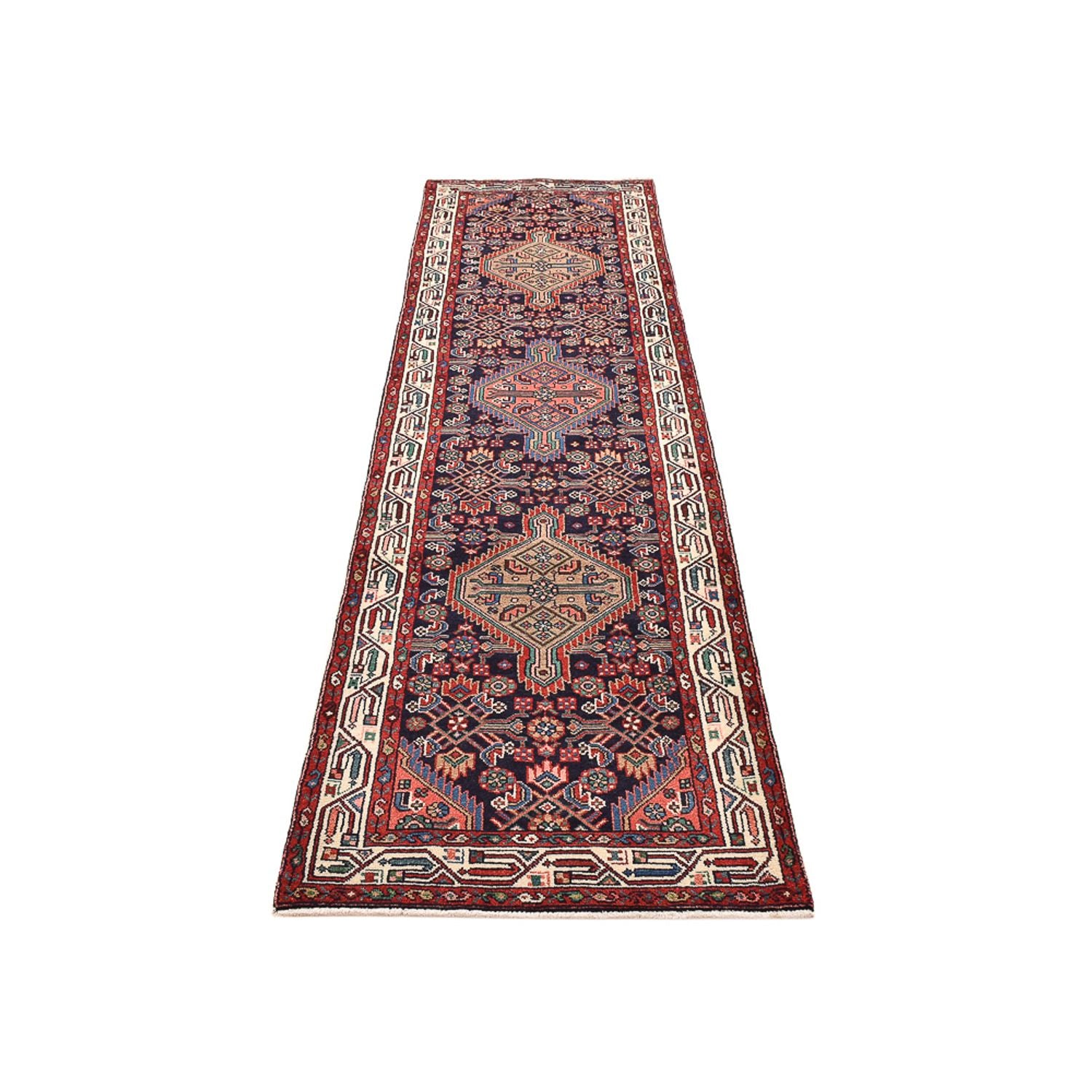 Alfombra de pasillo Alfombra persa - Nómada - 303 x 81 cm - multicolor