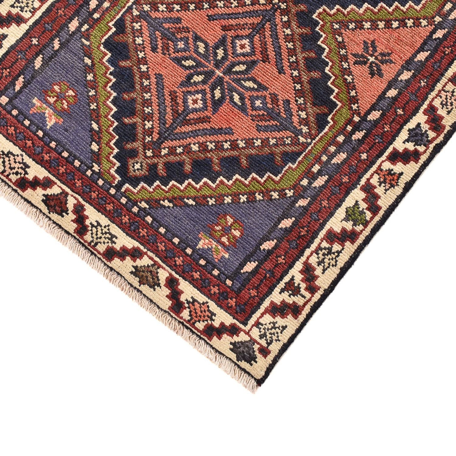 Alfombra de pasillo Alfombra persa - Nómada - 250 x 67 cm - rojo claro