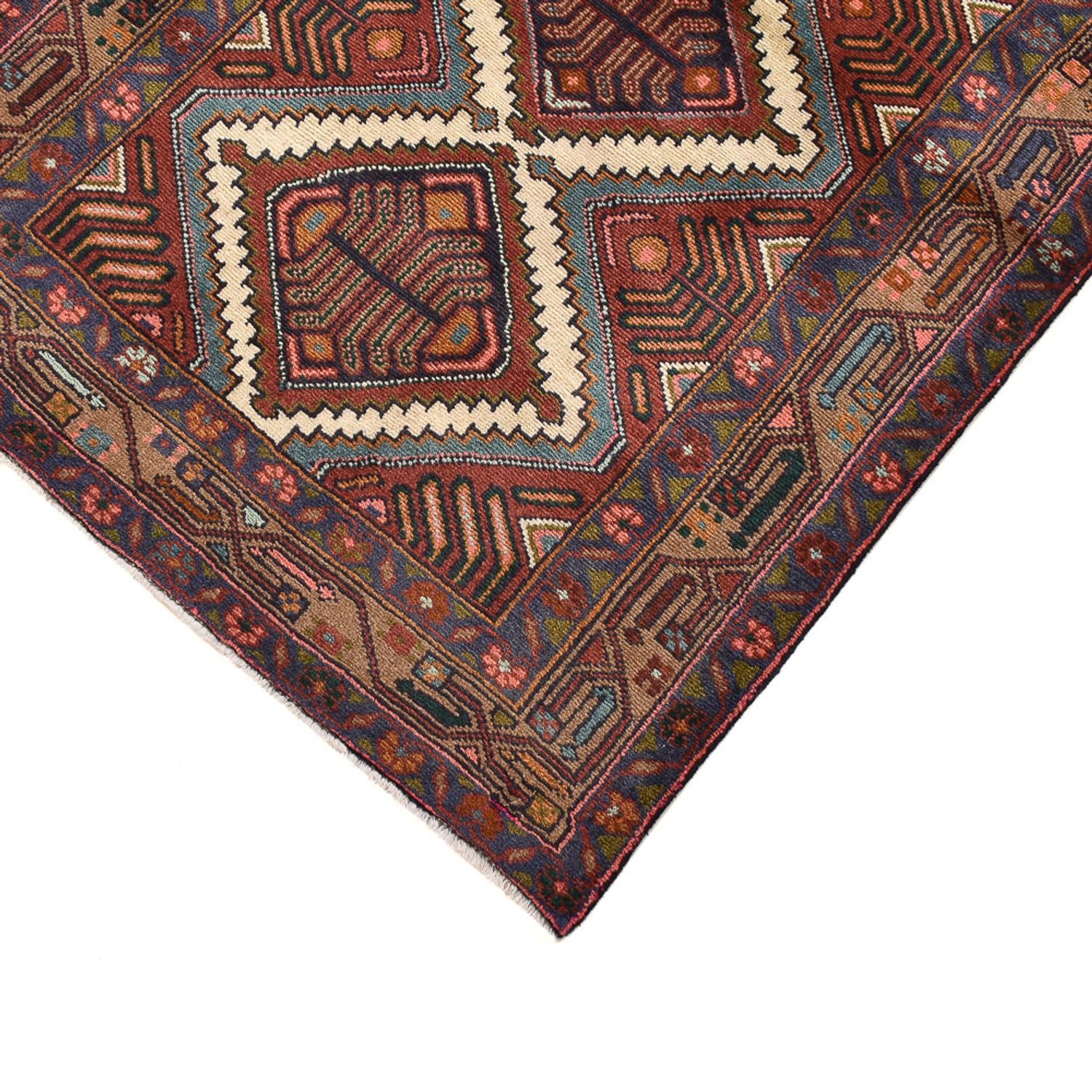Alfombra de pasillo Alfombra persa - Nómada - 279 x 82 cm - óxido