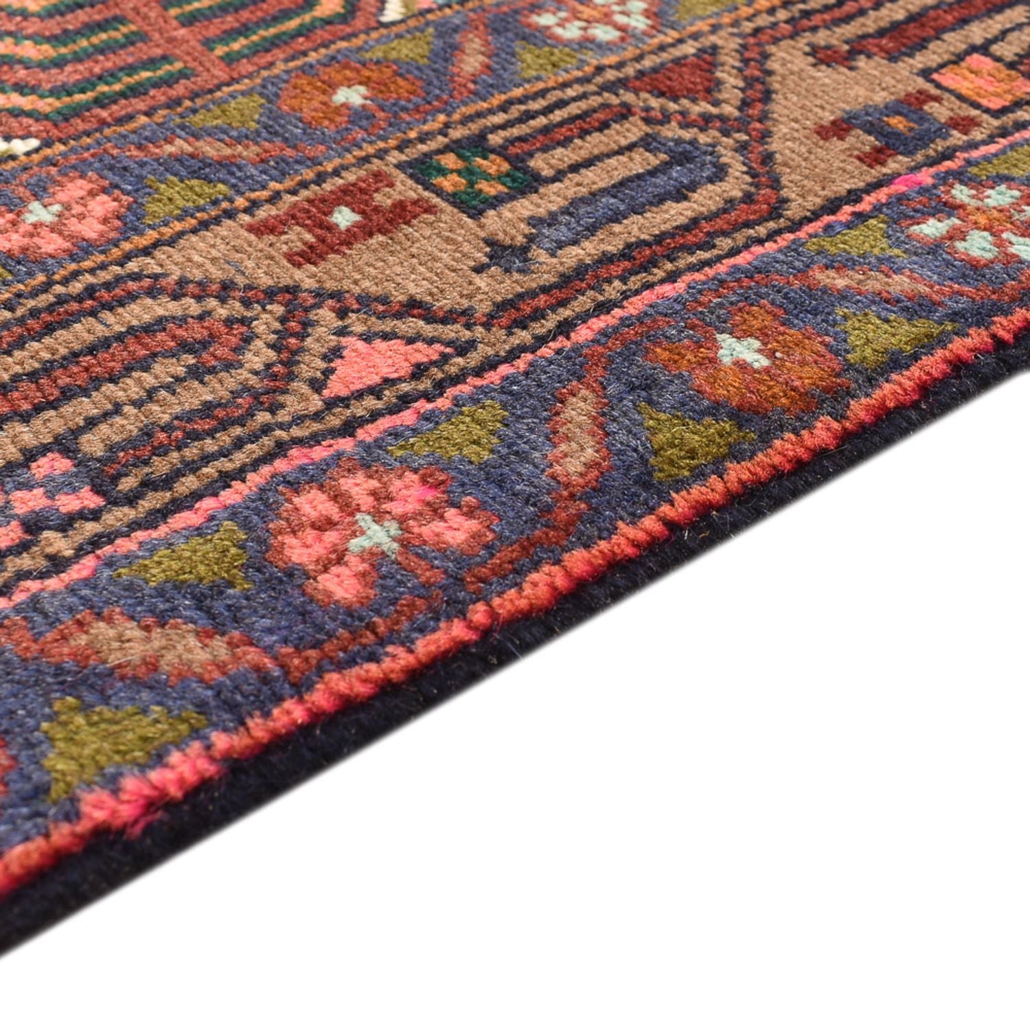 Alfombra de pasillo Alfombra persa - Nómada - 279 x 82 cm - óxido