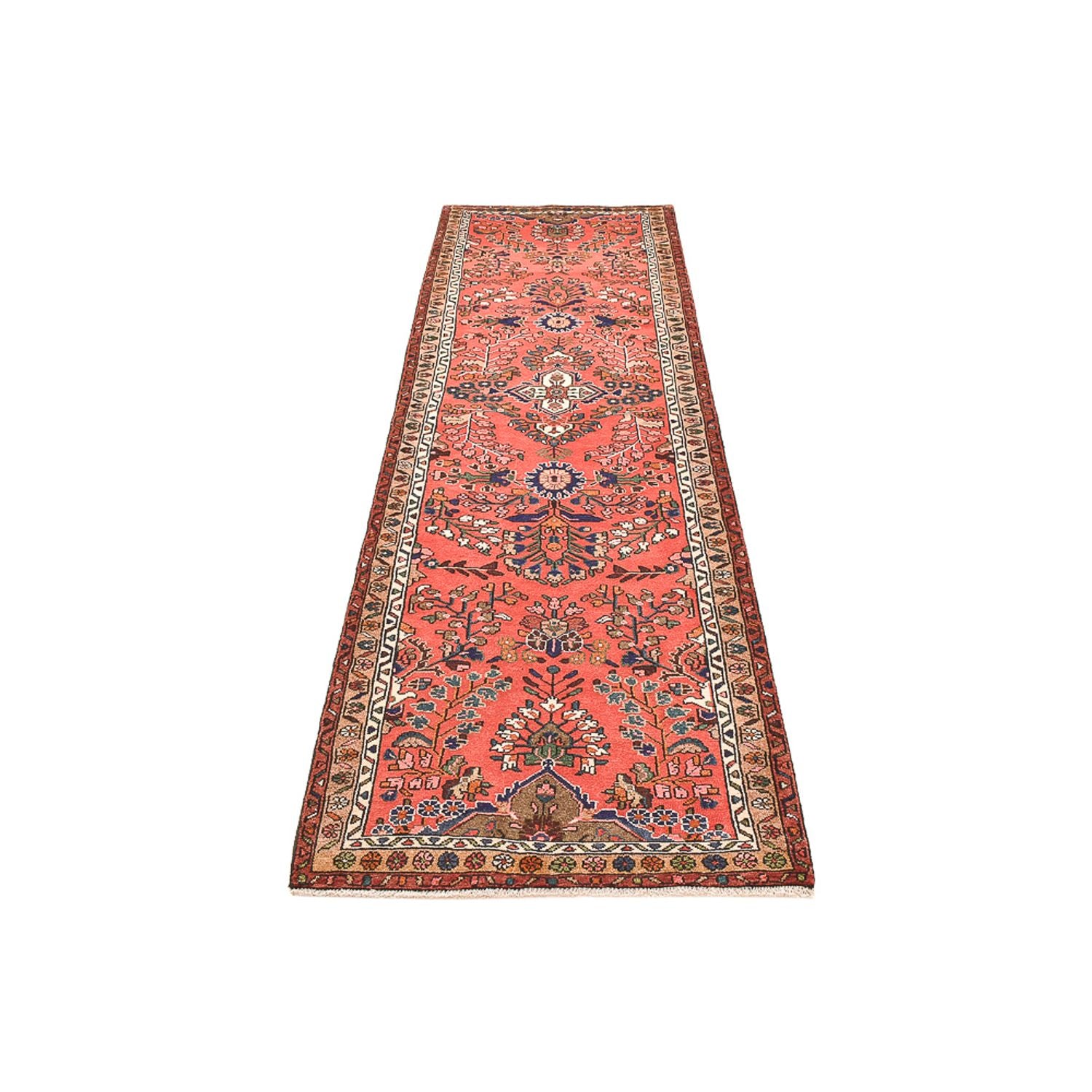 Alfombra de pasillo Alfombra persa - Nómada - 307 x 85 cm - rojo
