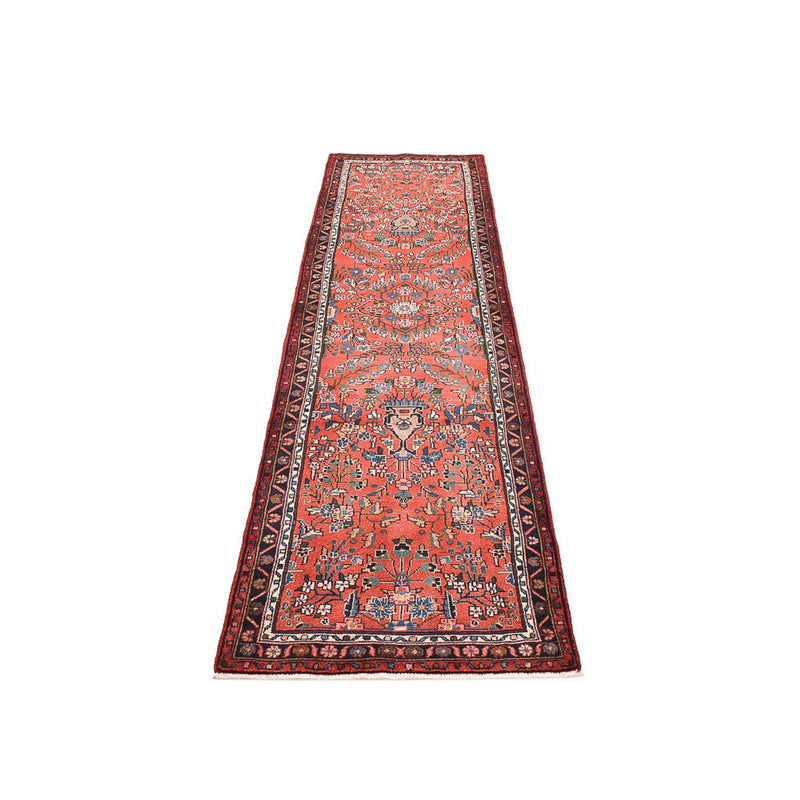Alfombra de pasillo Alfombra persa - Nómada - 306 x 78 cm - rojo claro