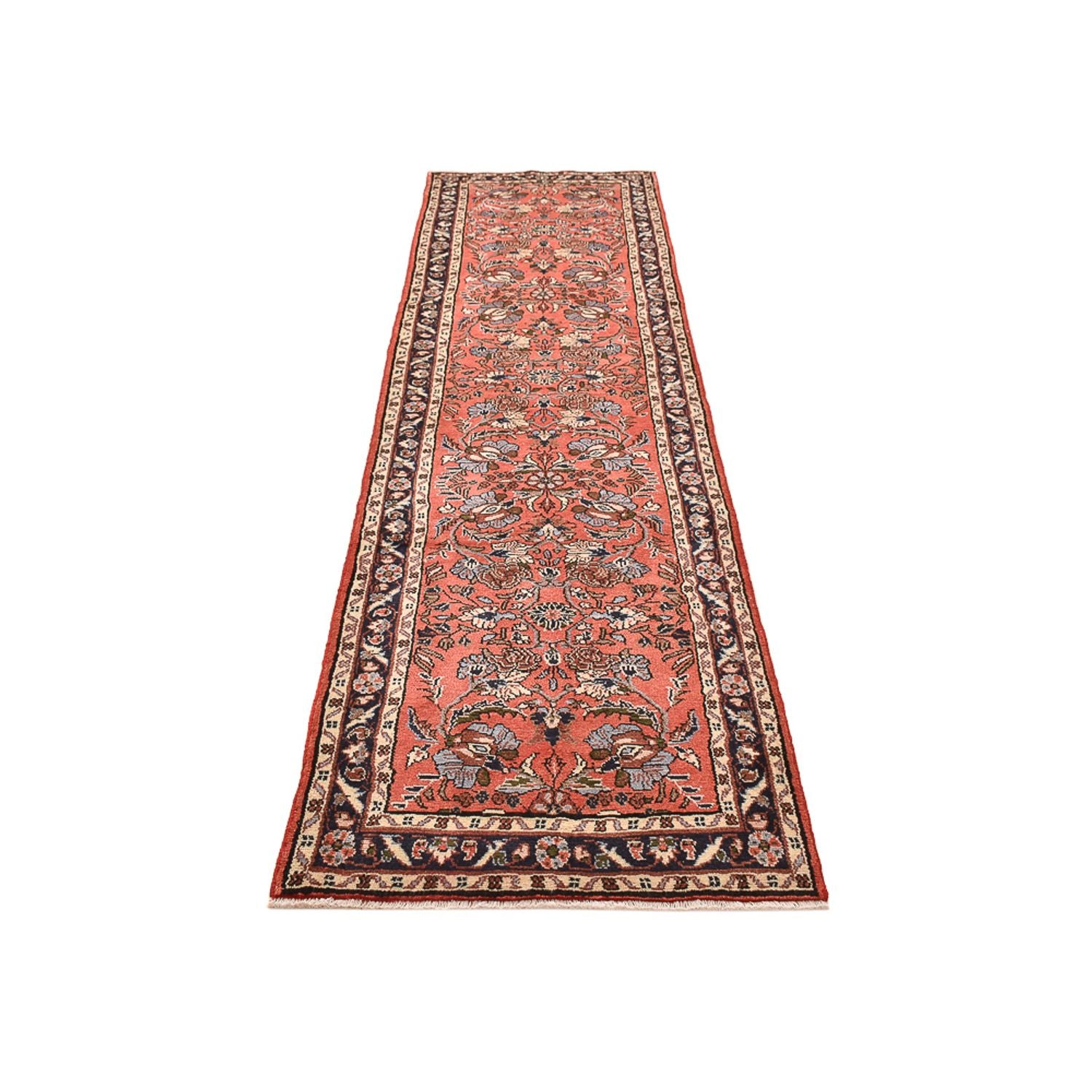 Alfombra de pasillo Alfombra persa - Nómada - 325 x 81 cm - rojo claro
