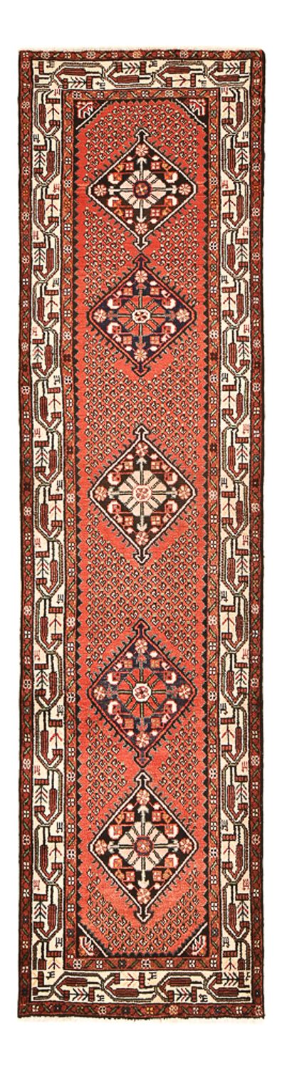 Alfombra de pasillo Alfombra persa - Nómada - 302 x 83 cm - rojo claro