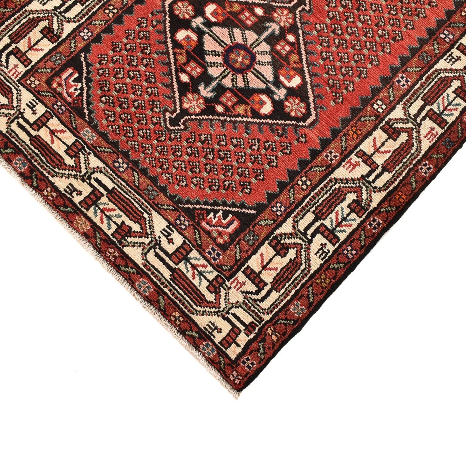 Alfombra de pasillo Alfombra persa - Nómada - 302 x 83 cm - rojo claro