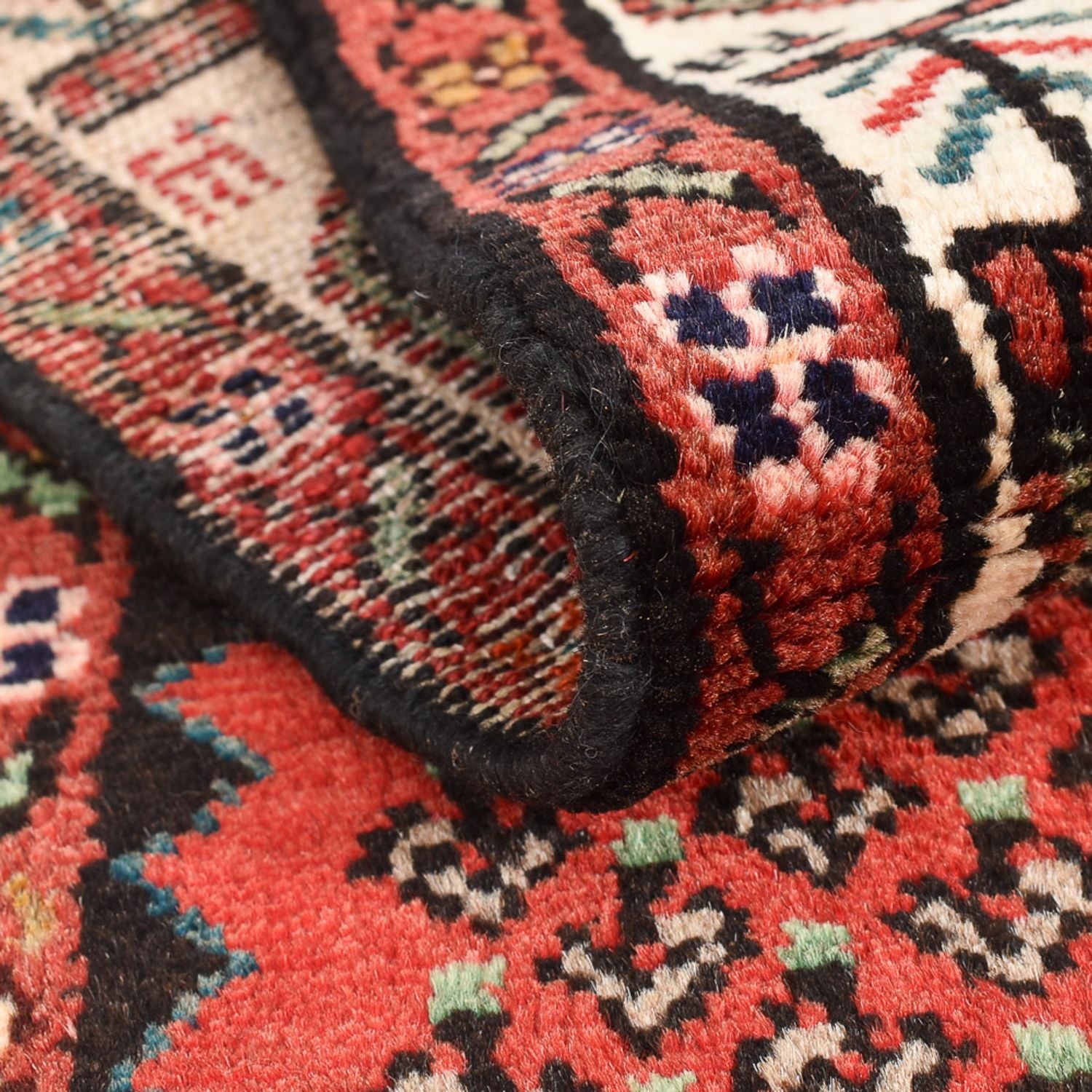 Alfombra de pasillo Alfombra persa - Nómada - 302 x 83 cm - rojo claro