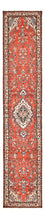 Alfombra de pasillo Alfombra persa - Nómada - 408 x 90 cm - rojo claro