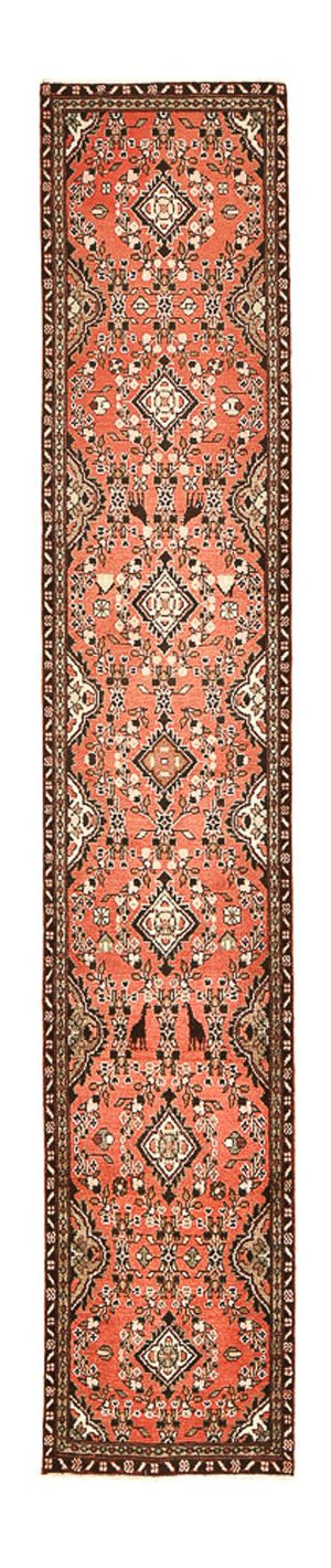 Alfombra de pasillo Alfombra persa - Nómada - 395 x 73 cm - rojo claro