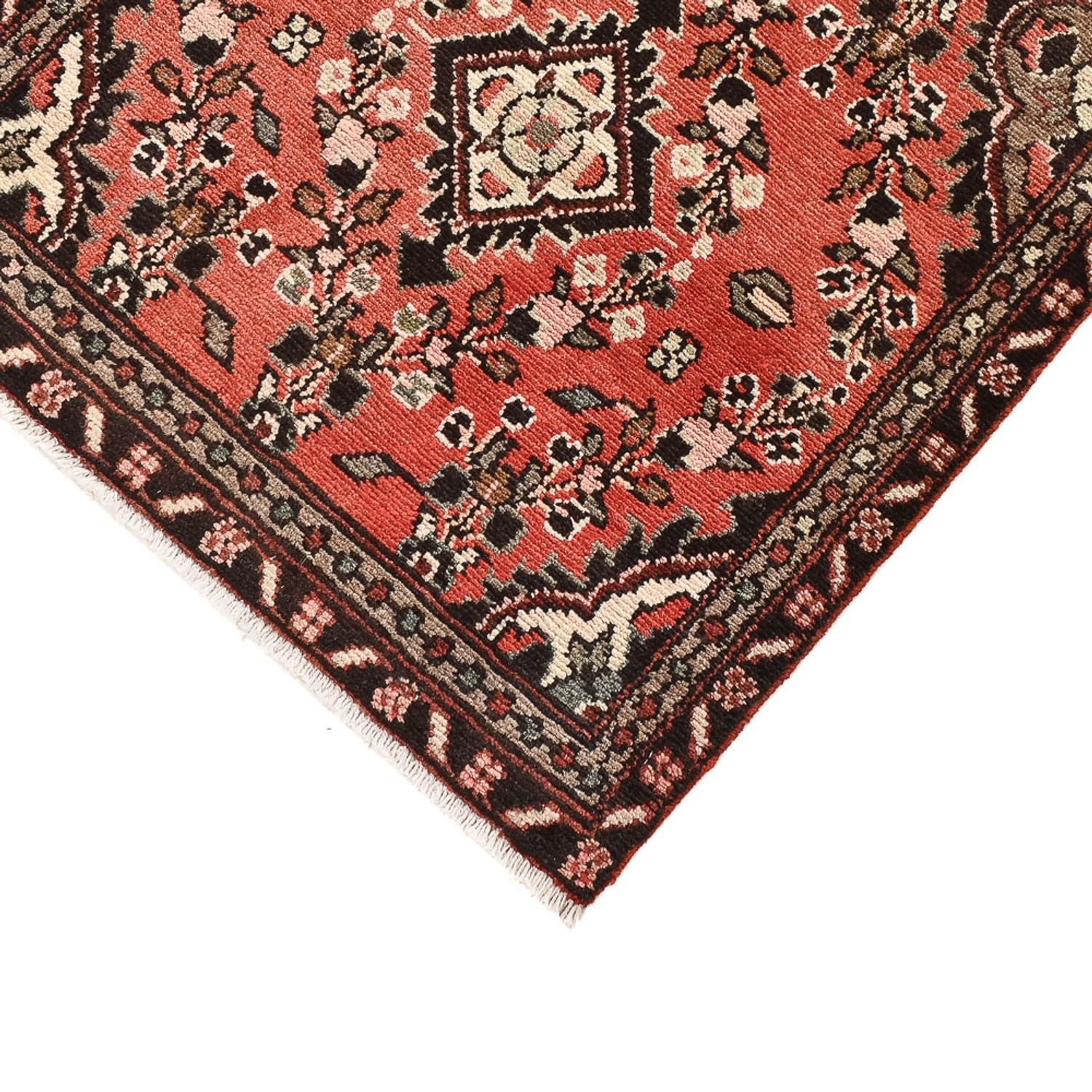 Alfombra de pasillo Alfombra persa - Nómada - 395 x 73 cm - rojo claro