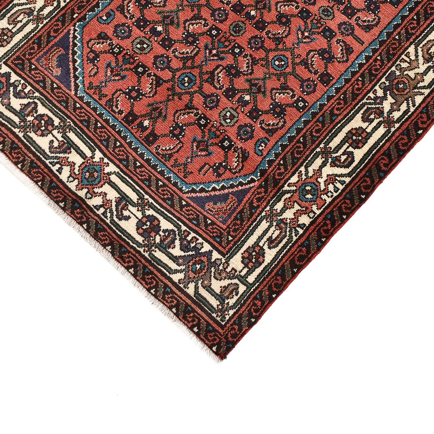 Alfombra de pasillo Alfombra persa - Nómada - 383 x 81 cm - rojo claro