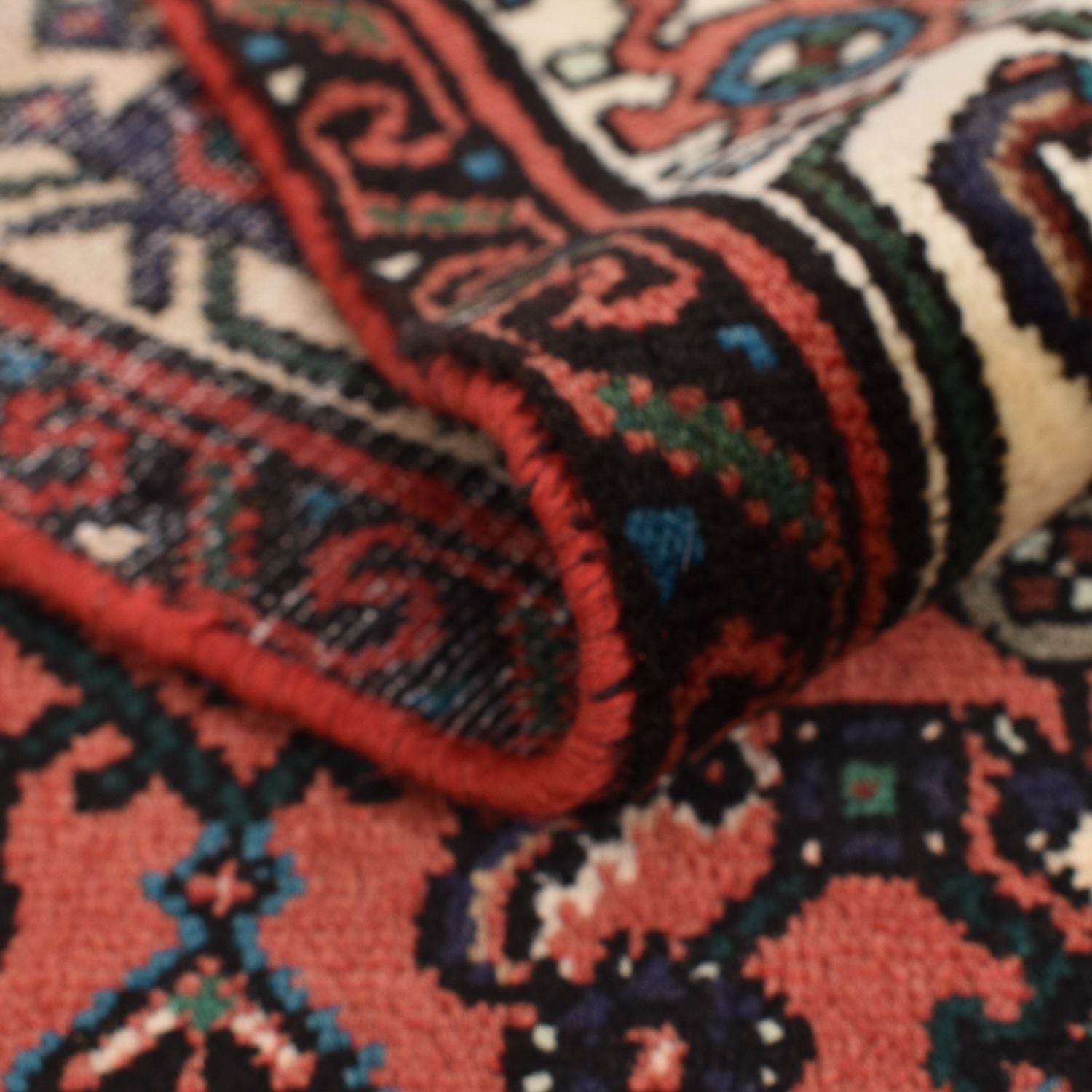 Alfombra de pasillo Alfombra persa - Nómada - 383 x 81 cm - rojo claro