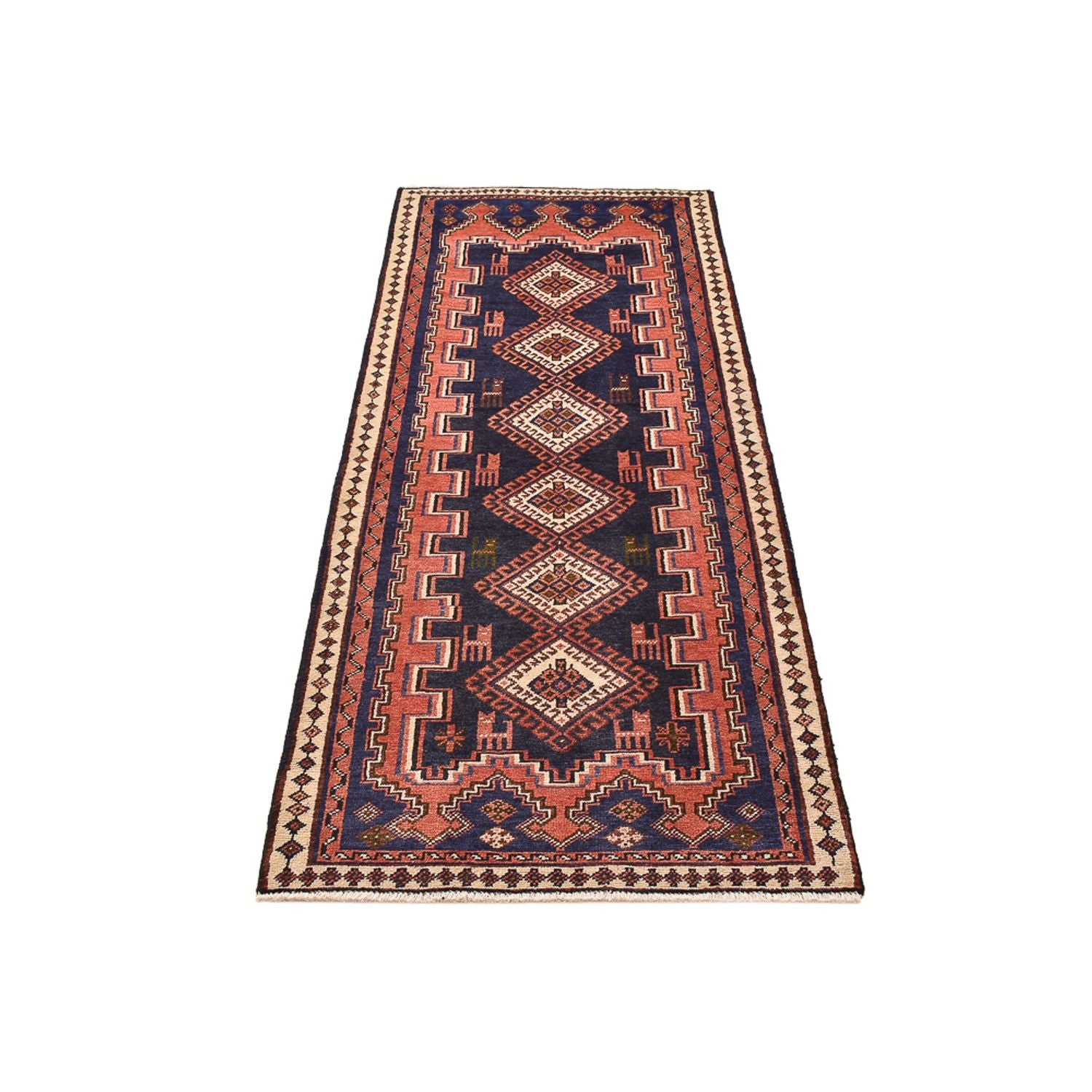 Alfombra de pasillo Alfombra persa - Nómada - 191 x 73 cm - multicolor