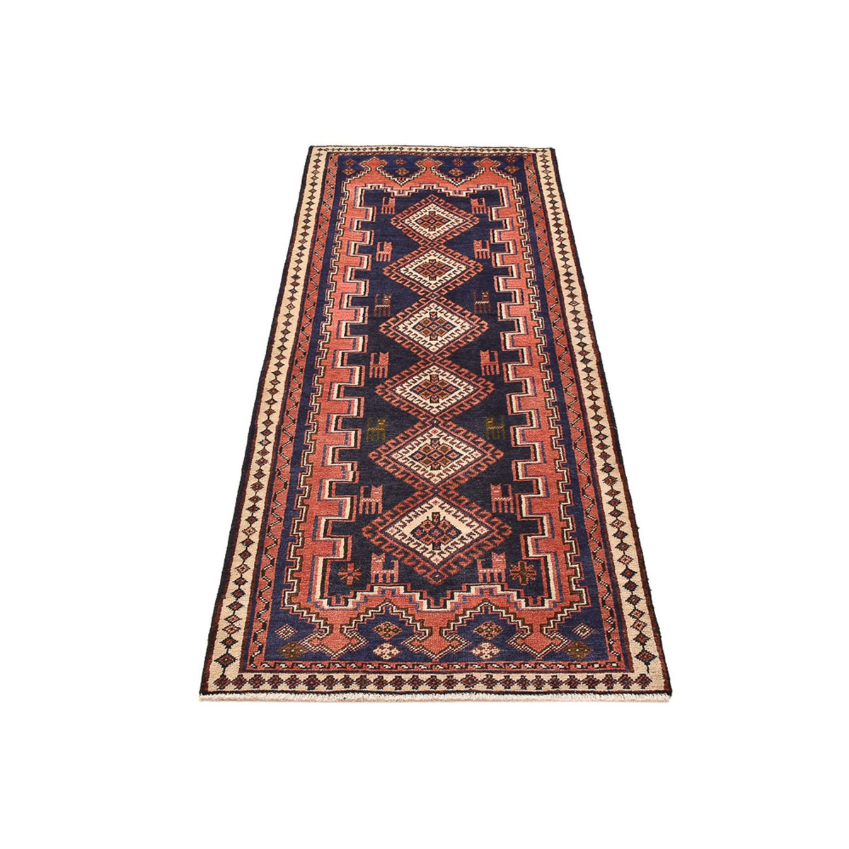 Alfombra de pasillo Alfombra persa - Nómada - 191 x 73 cm - multicolor