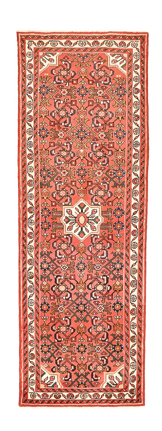 Alfombra de pasillo Alfombra persa - Nómada - 206 x 69 cm - rojo claro