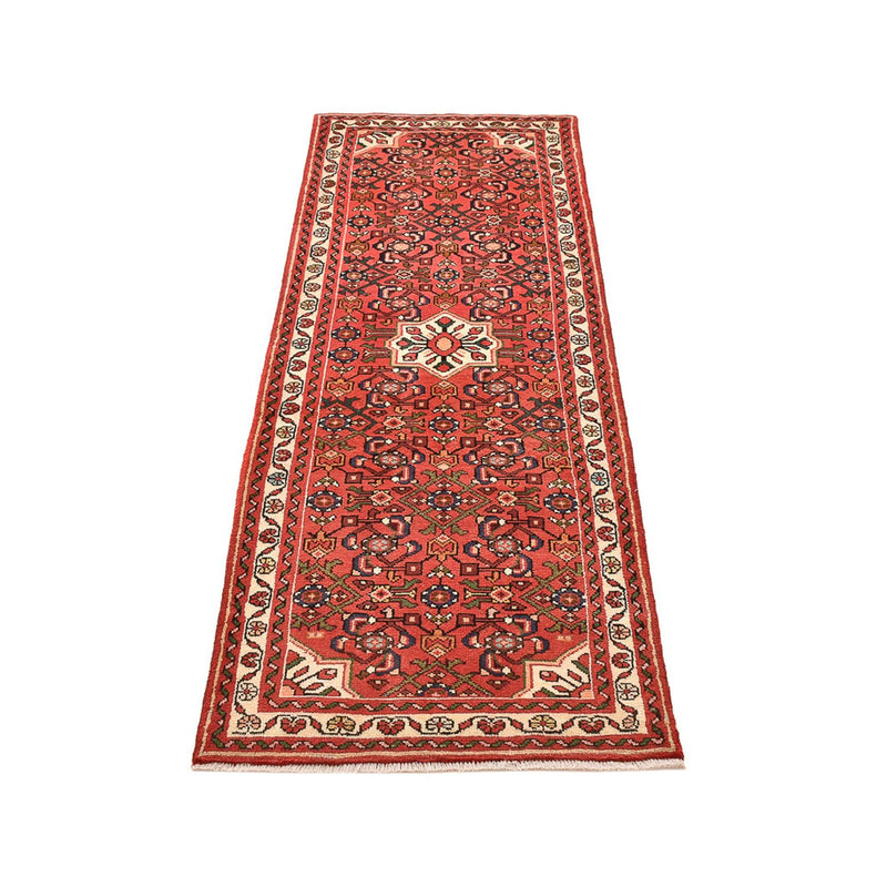 Alfombra de pasillo Alfombra persa - Nómada - 206 x 69 cm - rojo claro