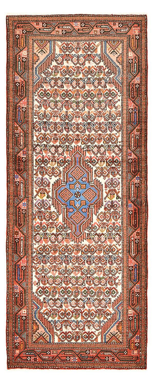 Alfombra de pasillo Alfombra persa - Nómada - 215 x 85 cm - beige