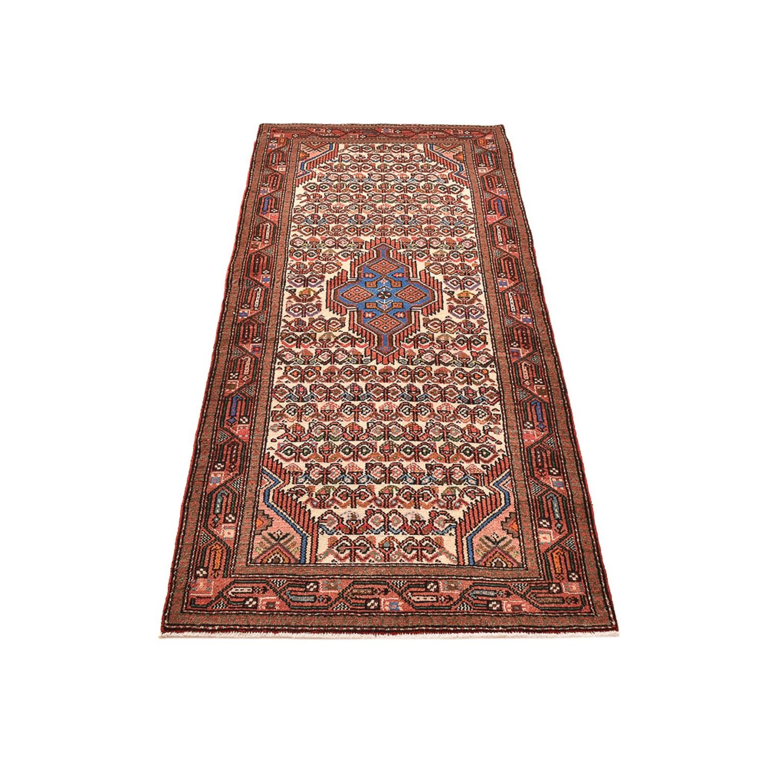 Alfombra de pasillo Alfombra persa - Nómada - 215 x 85 cm - beige