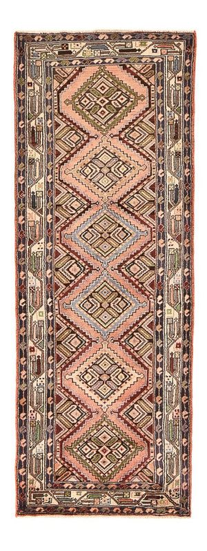 Alfombra de pasillo Alfombra persa - Nómada - 203 x 75 cm - rojo claro
