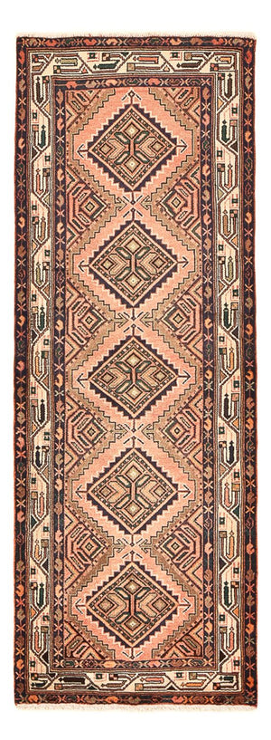 Alfombra de pasillo Alfombra persa - Nómada - 210 x 77 cm - rojo claro
